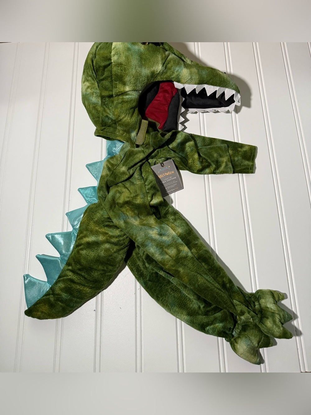 Pottery Barn Kids Dinosaur Light Up T-rex Halloween Costume 3T NEW